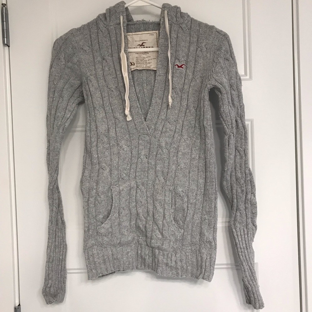 Hooded Hollister sweater